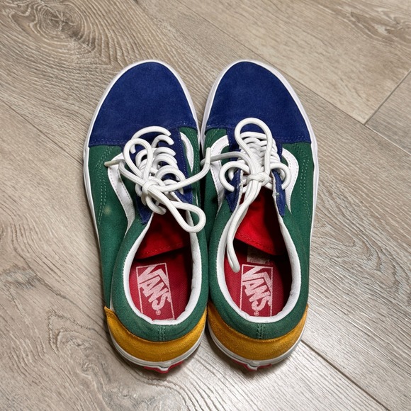 Vans Old Skool Yacht Colorblock Suede Canvas Skate Shoes Mens - 8.5 Womens - 10 - Picture 3 of 10
